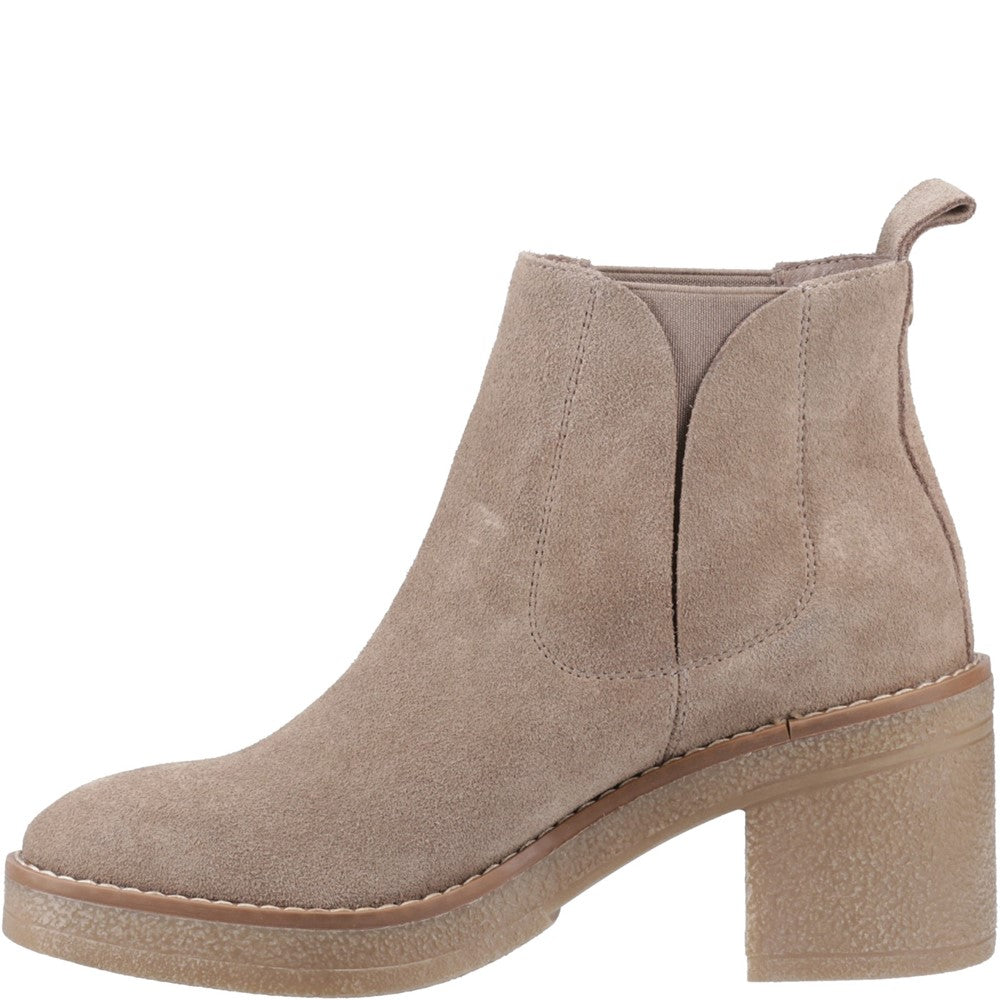 Ladies Ankle Boots Taupe Hush Puppies Felicia Chelsea Boot