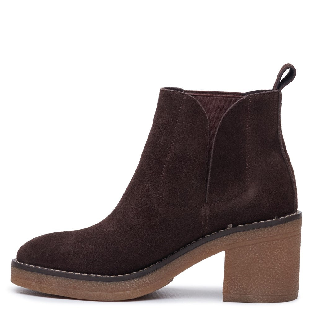 Ladies Ankle Boots Chocolate Hush Puppies Felicia Chelsea Boot
