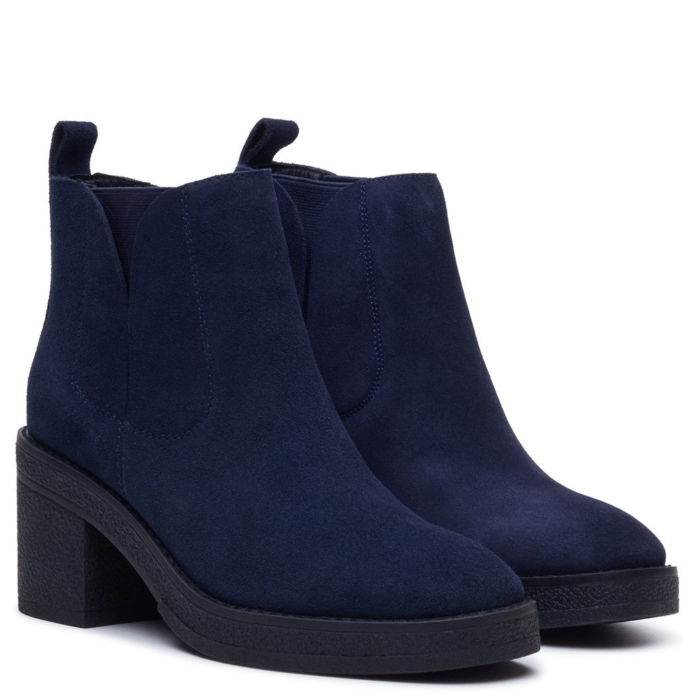 Ladies Ankle Boots Navy Hush Puppies Felicia Chelsea Boot