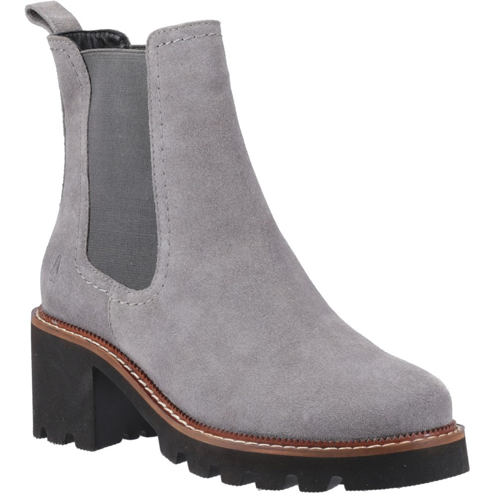 Ladies Ankle Boots Grey Hush Puppies Gaia Chelsea Boot