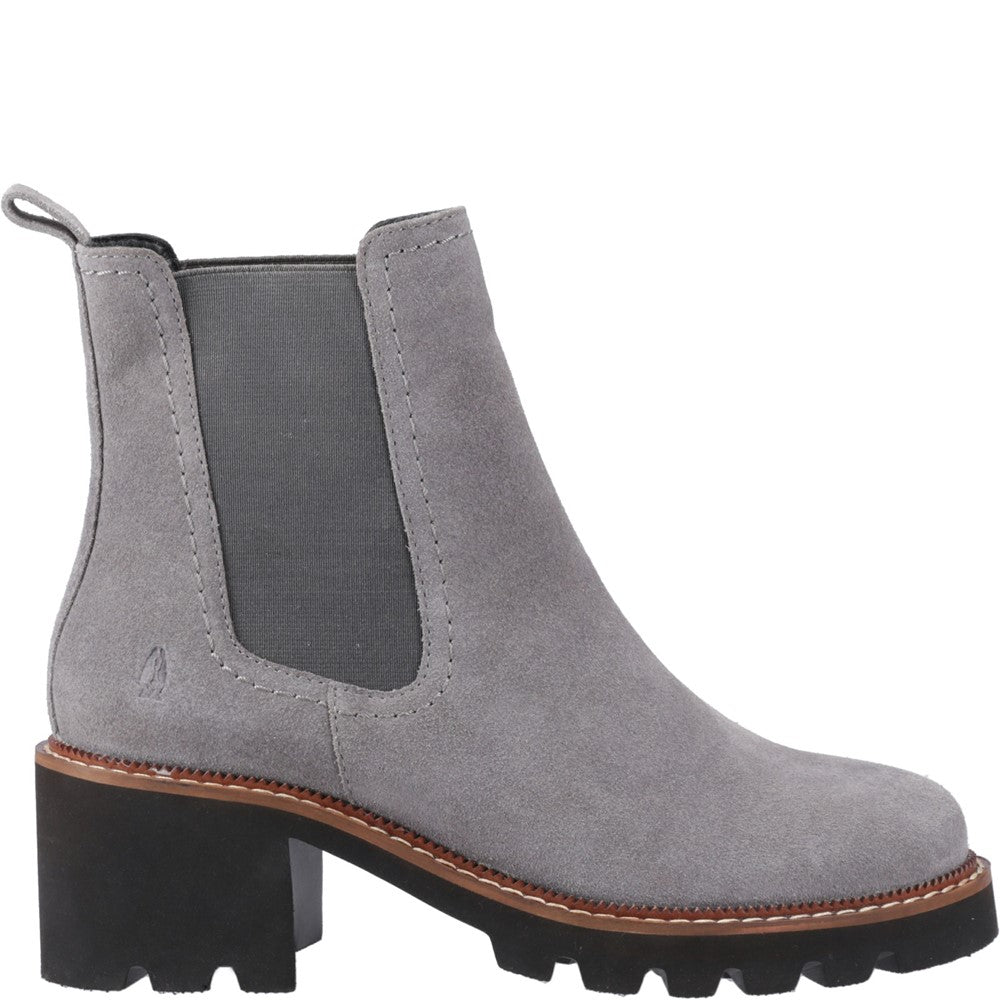 Ladies Ankle Boots Grey Hush Puppies Gaia Chelsea Boot