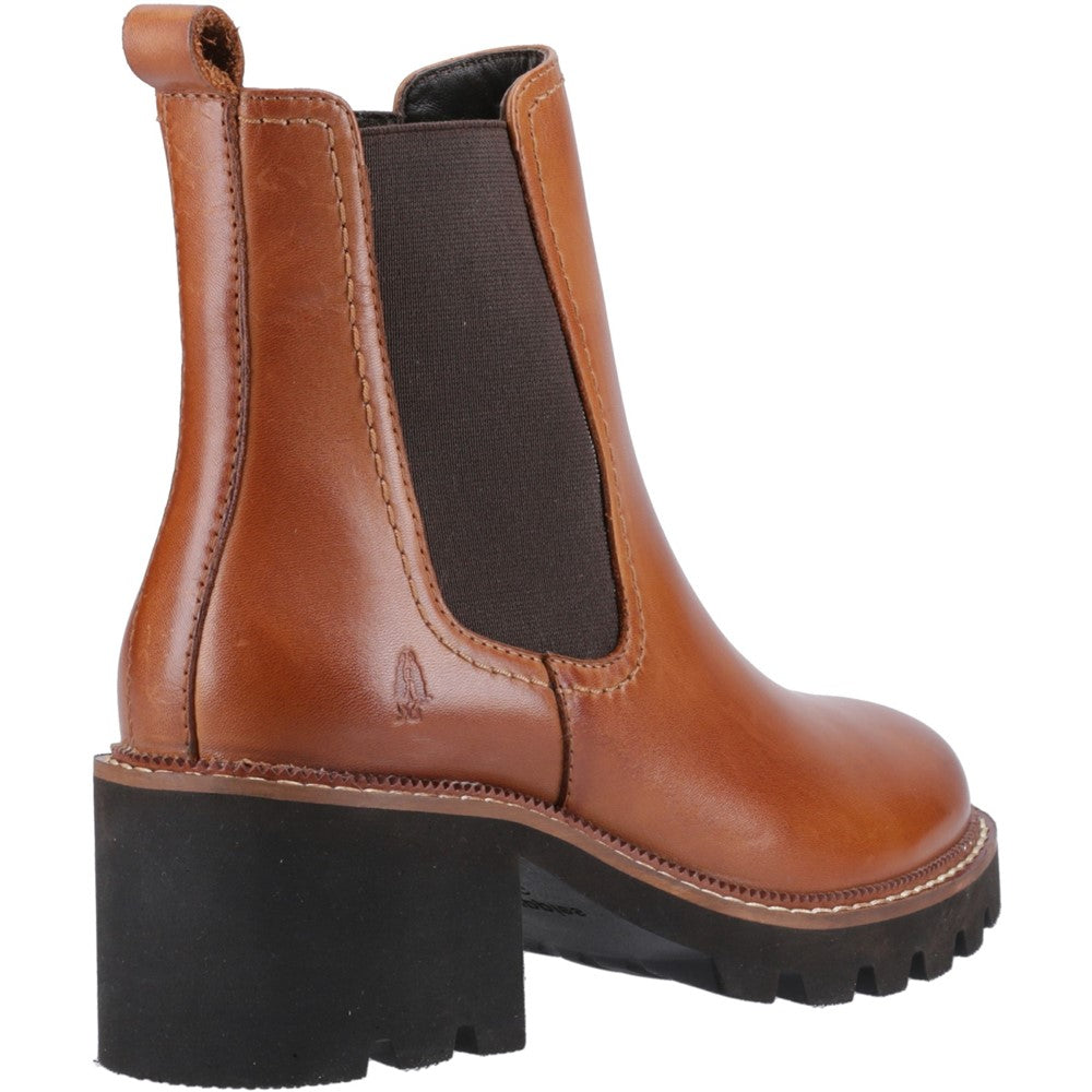 Ladies Ankle Boots Tan Hush Puppies Gaia Chelsea Boot