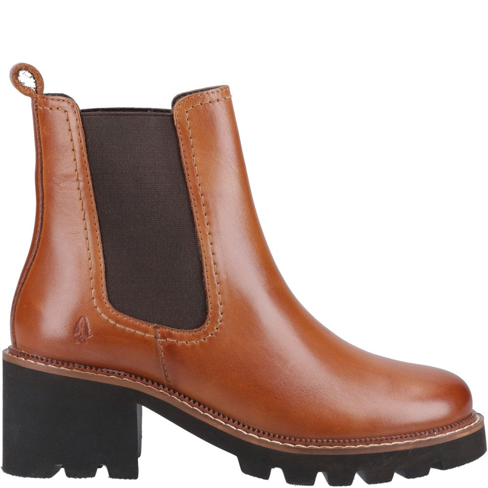 Ladies Ankle Boots Tan Hush Puppies Gaia Chelsea Boot