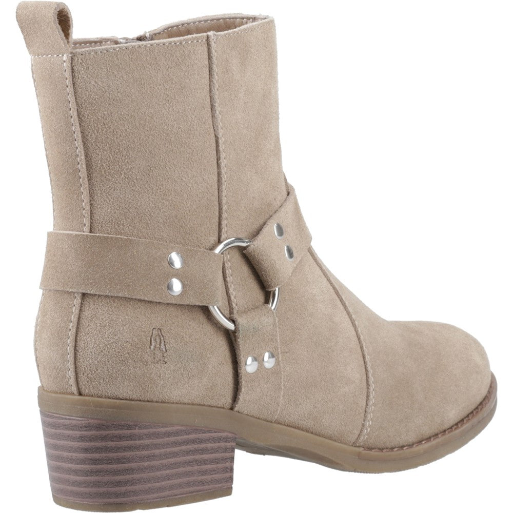 Ladies Ankle Boots Taupe Hush Puppies Iria Buckle Boot