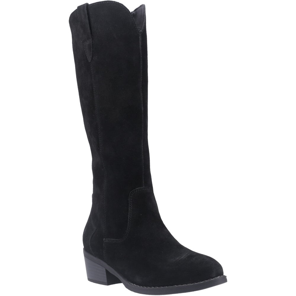 Ladies Long Boots Black Hush Puppies Isabella Long Boot