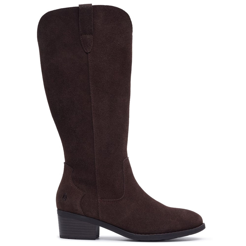 Ladies Long Boots Chocolate Hush Puppies Isabella Long Boot