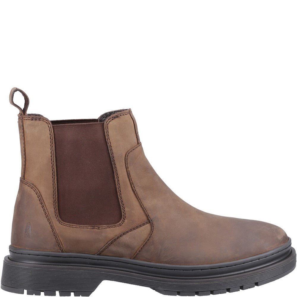 Mens Boots Brown Hush Puppies Jamie Chelsea Boot