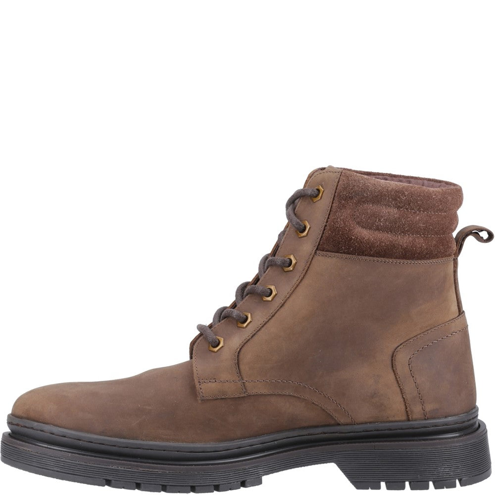 Mens Boots Brown Hush Puppies Jarrod Lace Boot