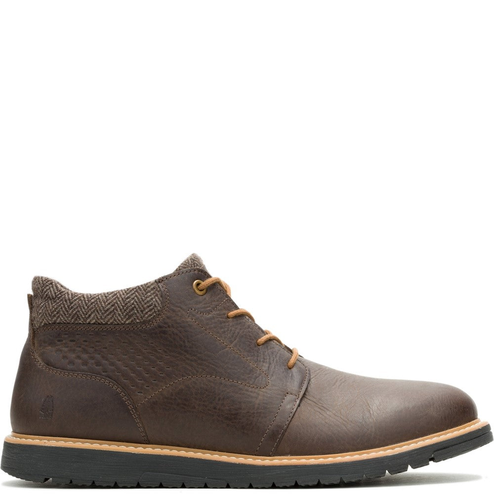 Mens Boots Brown Hush Puppies Jenson Lace Boot