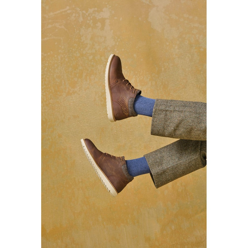 Mens Boots Tan Hush Puppies Jenson Lace Boot