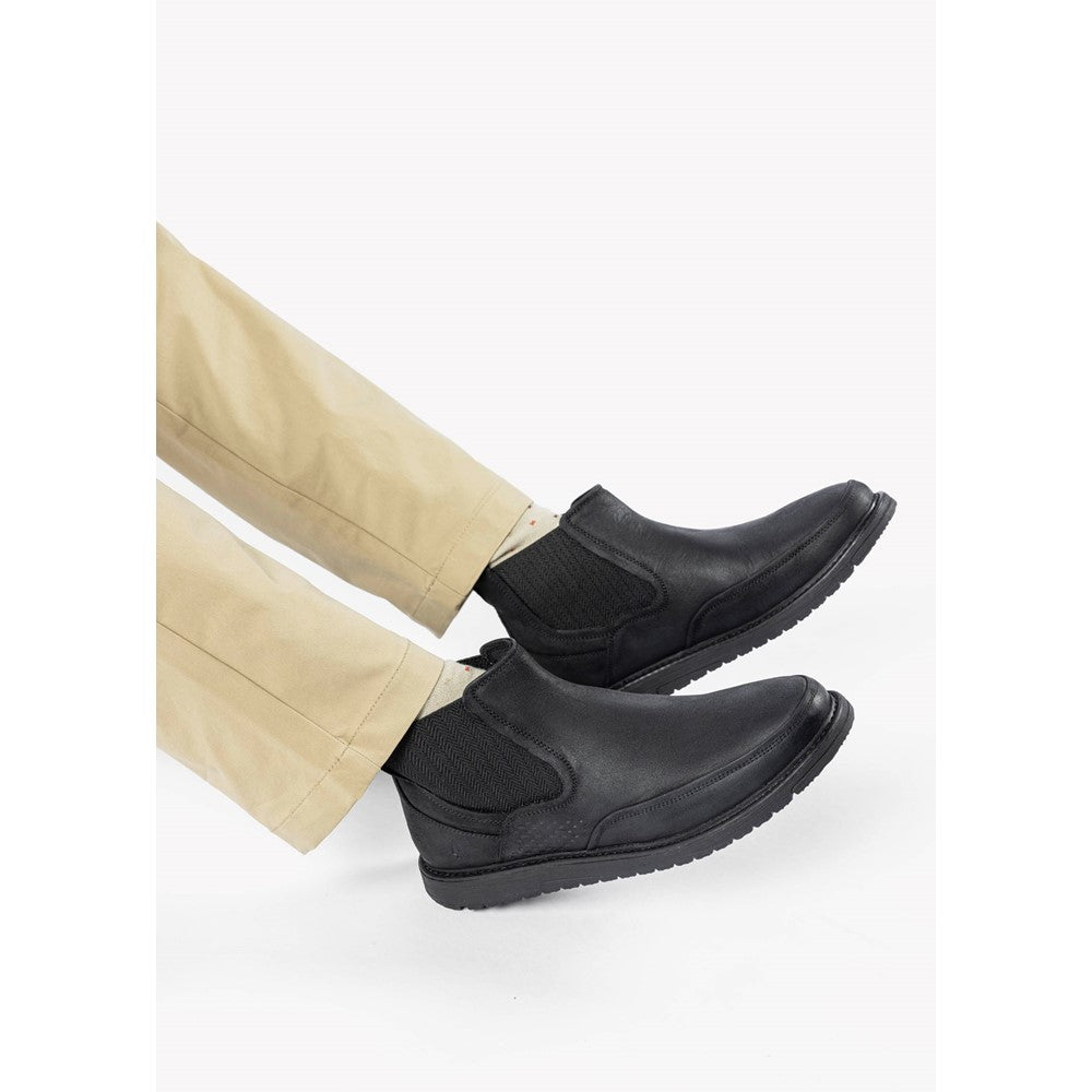 Mens Boots Black Hush Puppies Jenson Gore Boot