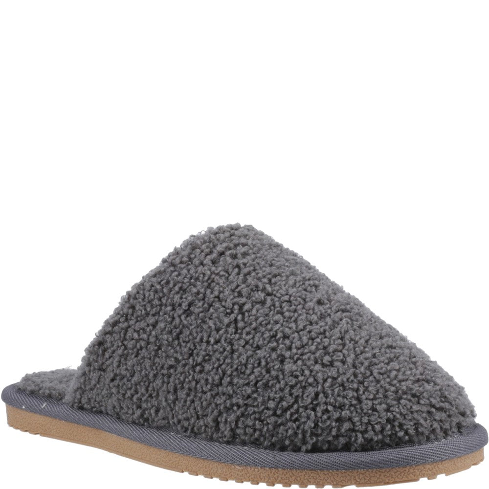 Classic Ladies Slippers Charcoal Hush Puppies Joanna Mule