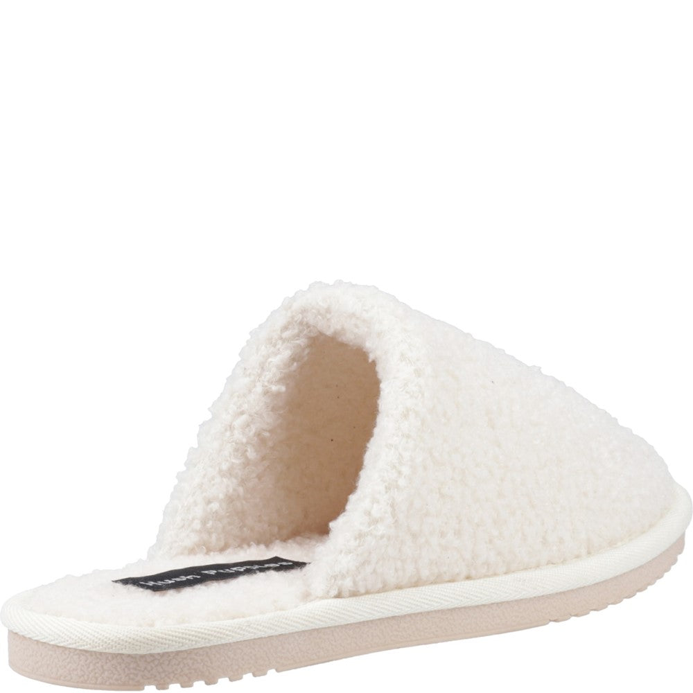 Classic Ladies Slippers Cream Hush Puppies Joanna Mule