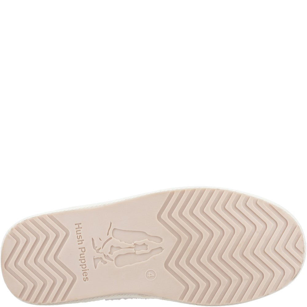 Classic Ladies Slippers Cream Hush Puppies Joanna Mule