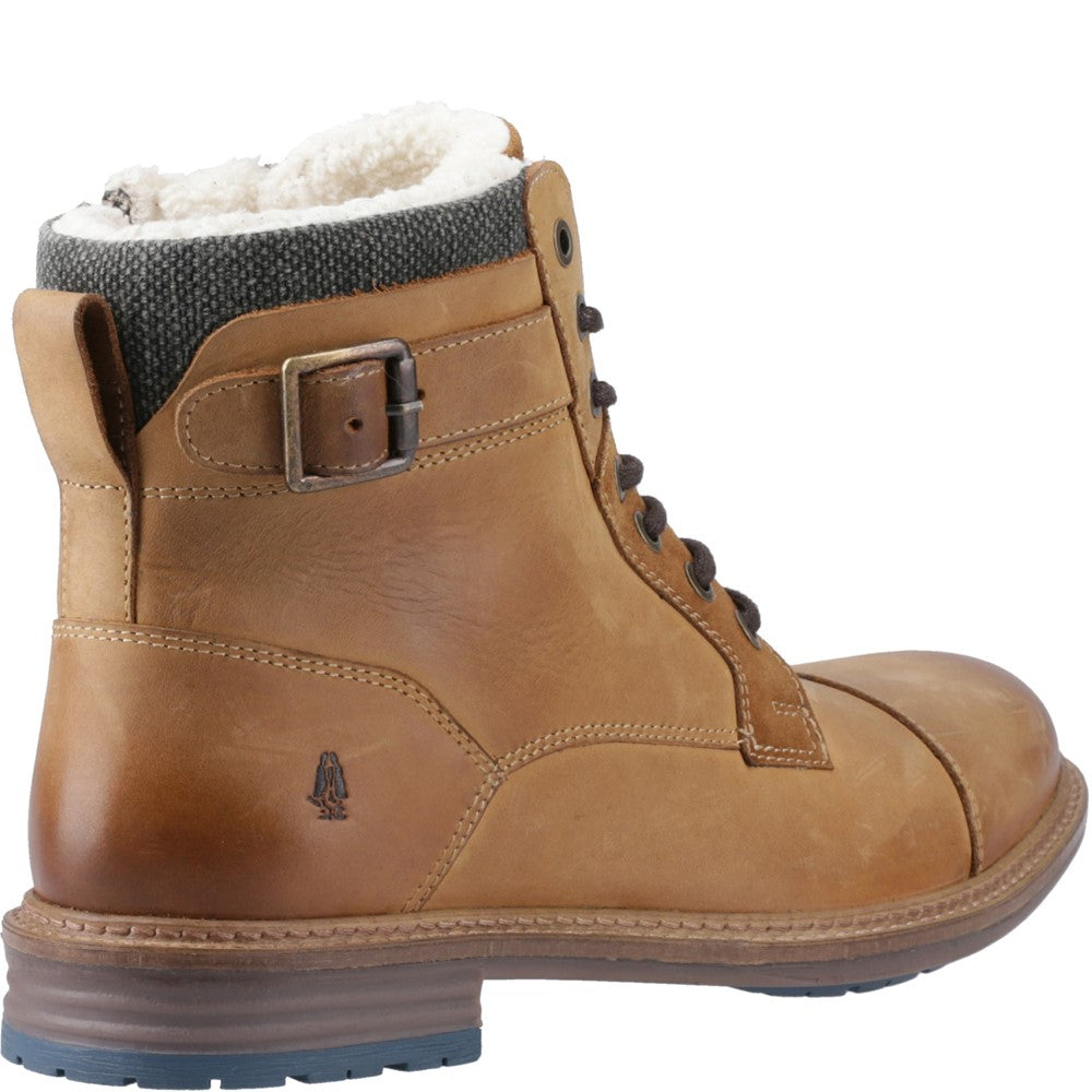 Mens Boots Tan Hush Puppies Jordan Buckle Boot