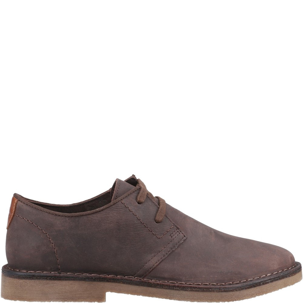 Lace Mens Summer Waxy Brown Hush Puppies Scout Leather Lace Up