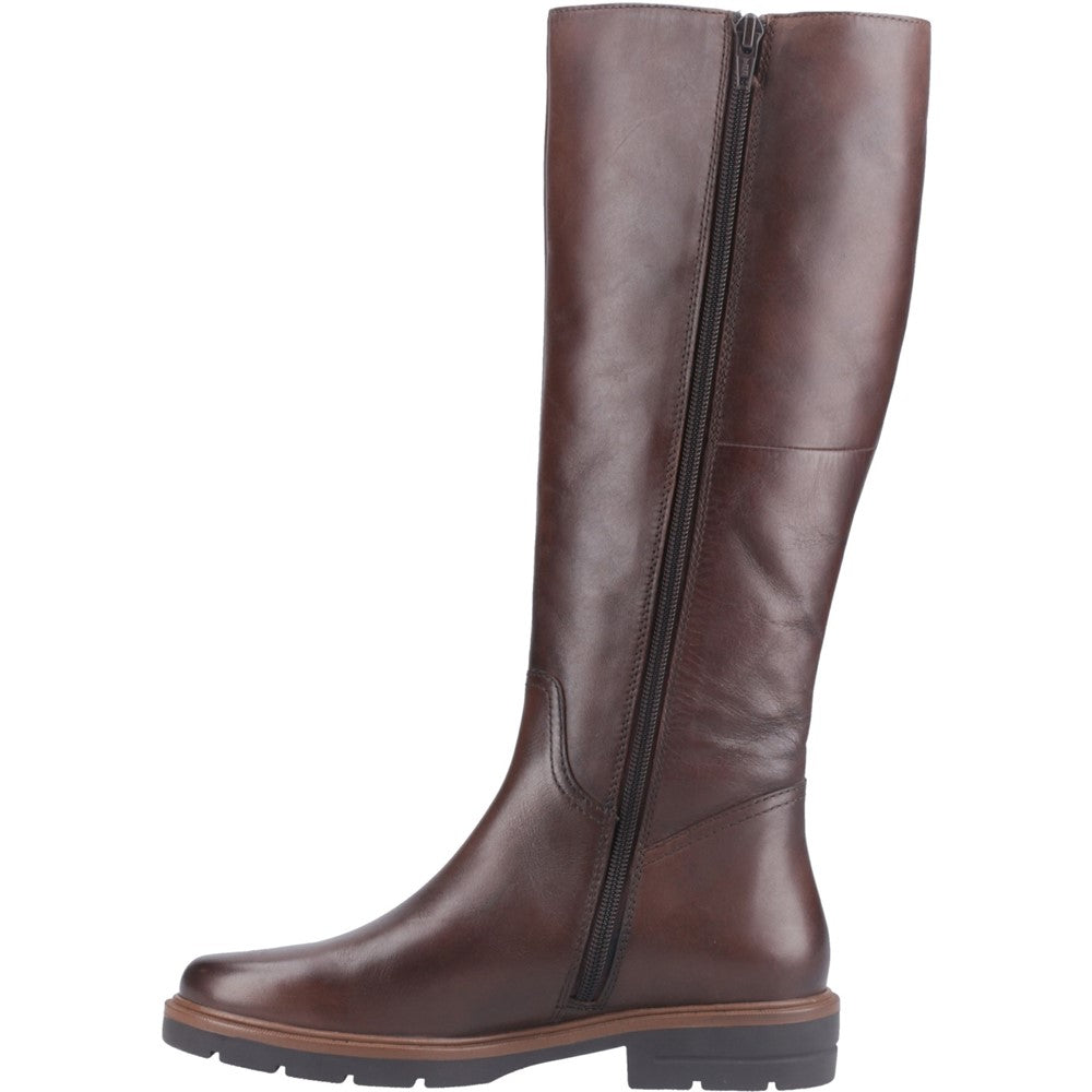 Ladies Long Boots Brown Hush Puppies Tallulah Long Boot