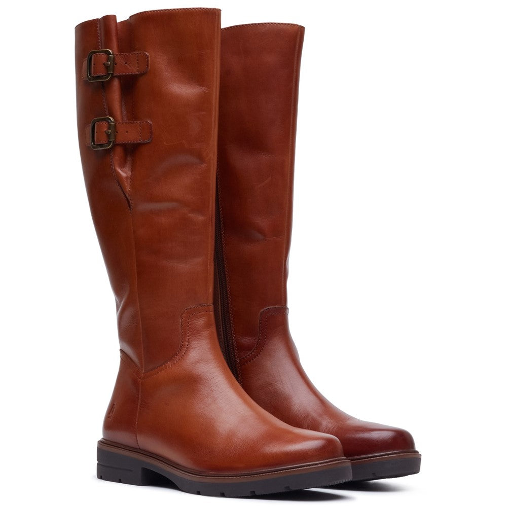 Ladies Long Boots Tan Hush Puppies Tallulah Long Boot