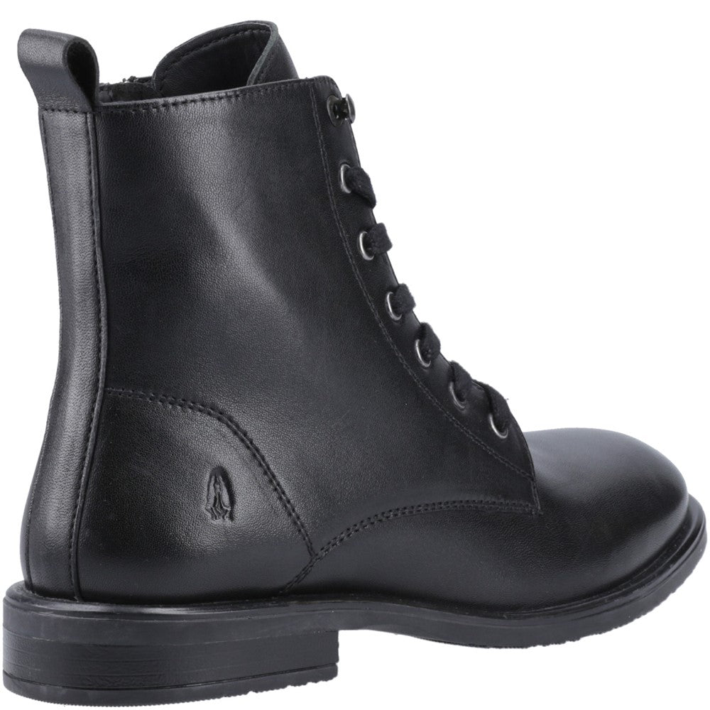 Ladies Ankle Boots Black Hush Puppies Valentina Lace Boot