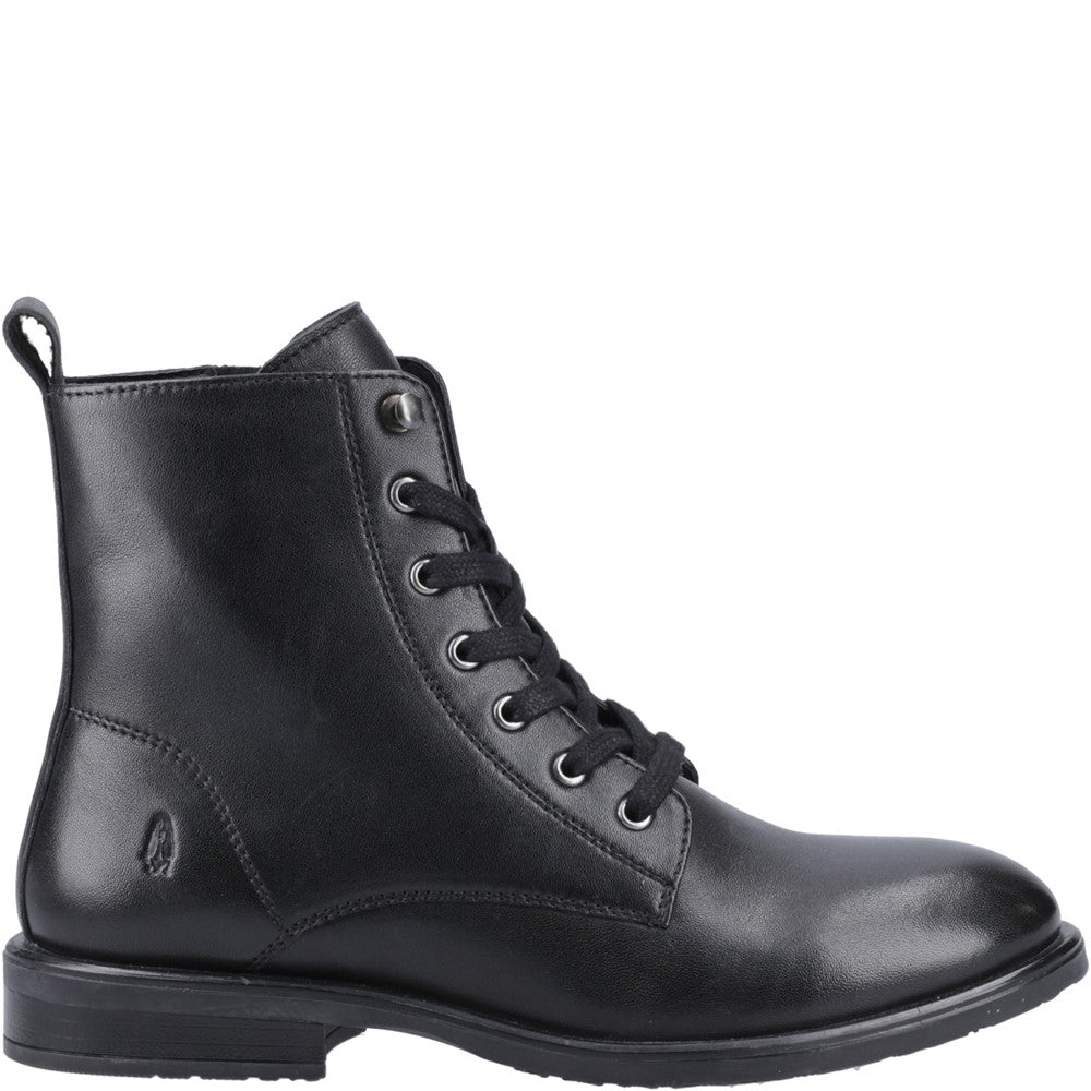 Ladies Ankle Boots Black Hush Puppies Valentina Lace Boot