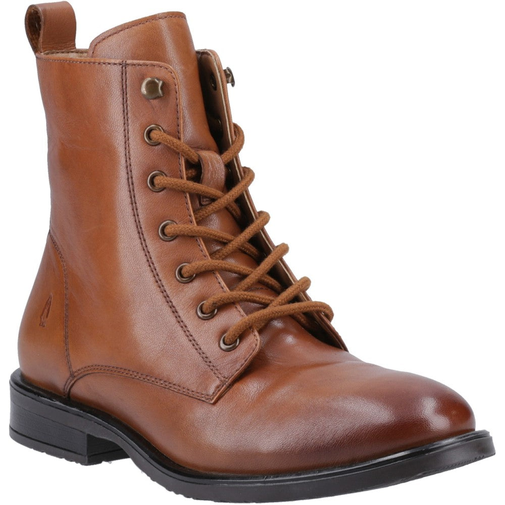 Womens Hush Puppies Tan Valentina Lace Boot Hush Puppies UK - Main Image