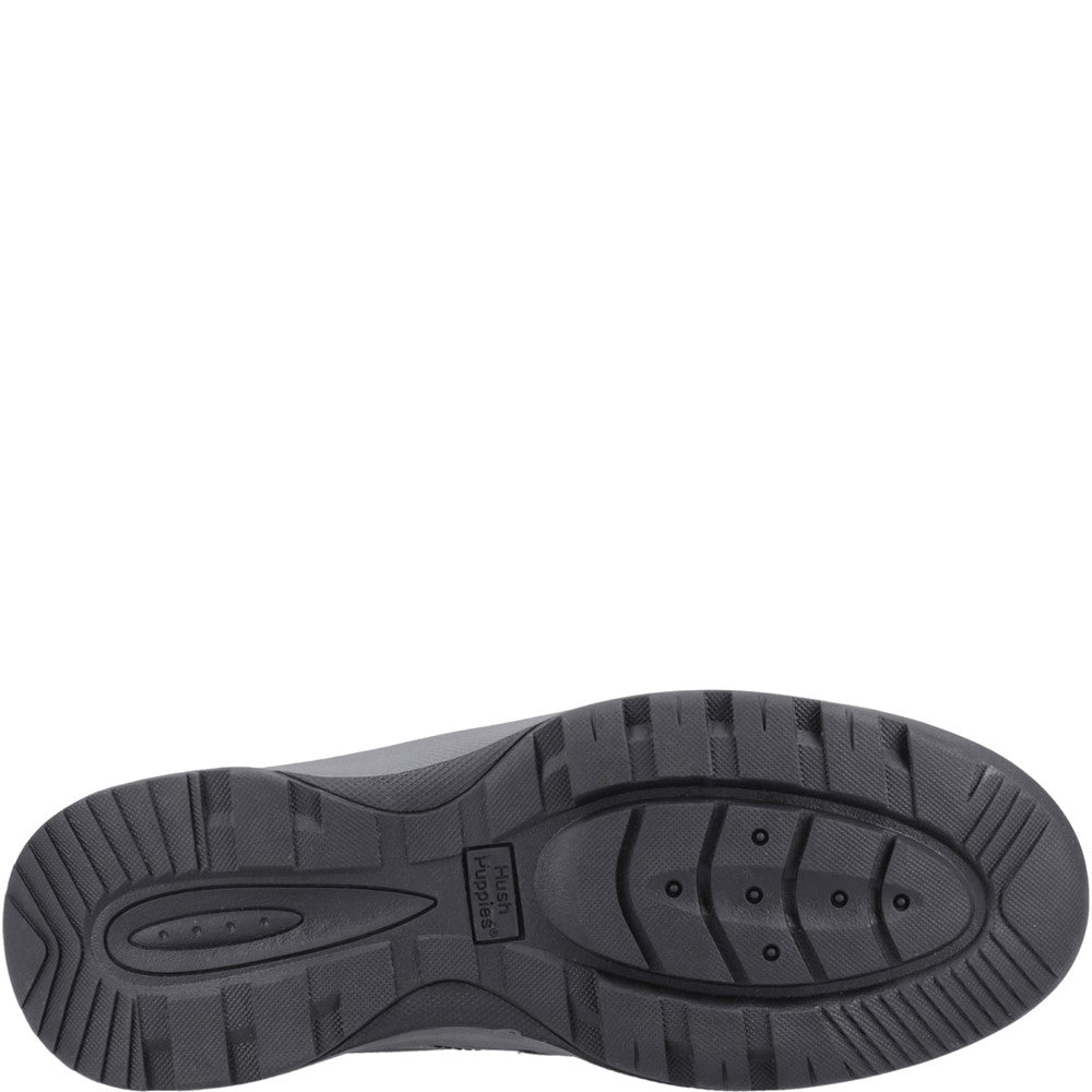 Mens Classic Slip On Shoes Black Hush Puppies Vaun Slip On