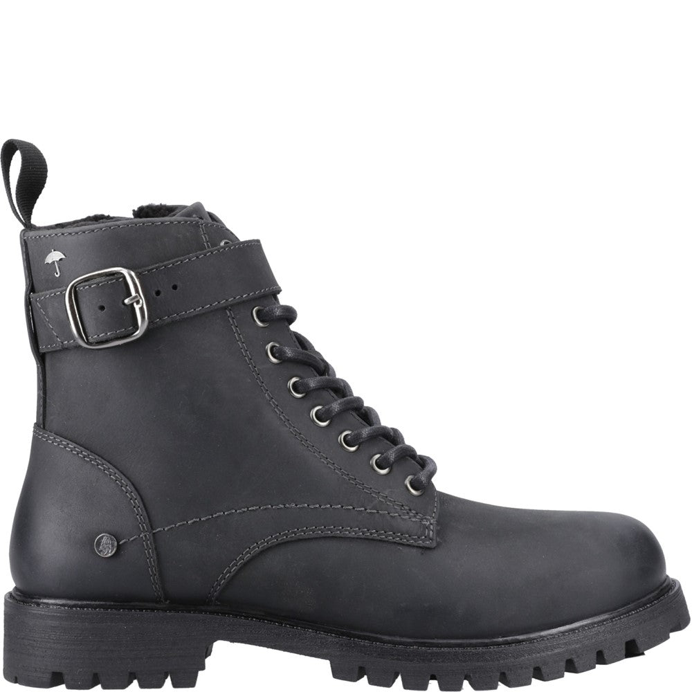 Ladies Ankle Boots Black Hush Puppies Wanda Lace Boot