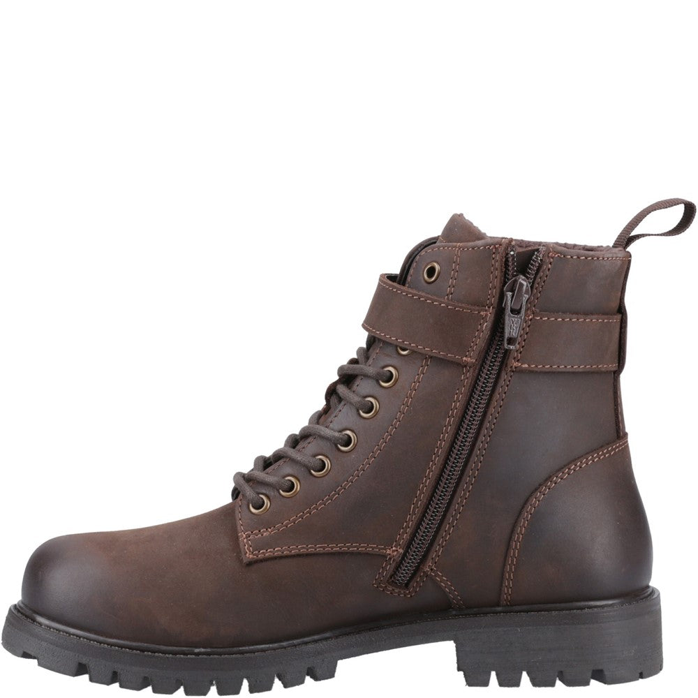 Ladies Ankle Boots Brown Hush Puppies Wanda Lace Boot
