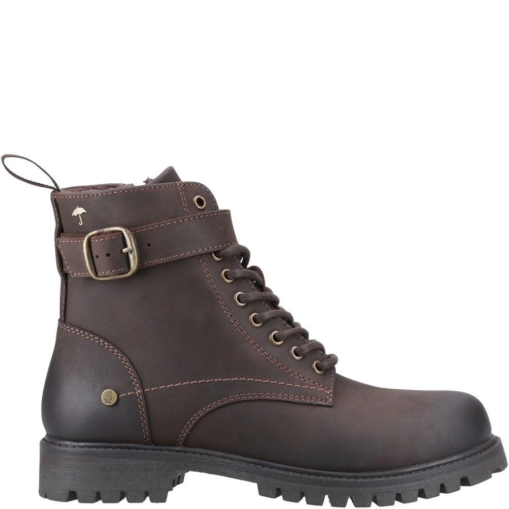 Ladies Ankle Boots Brown Hush Puppies Wanda Lace Boot