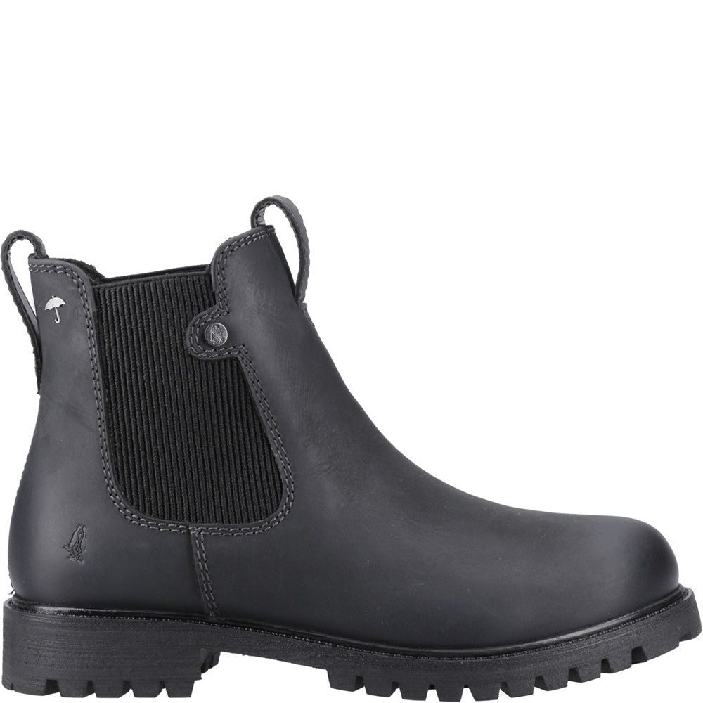 Ladies Ankle Boots Black Hush Puppies Wynter Chelsea Boot