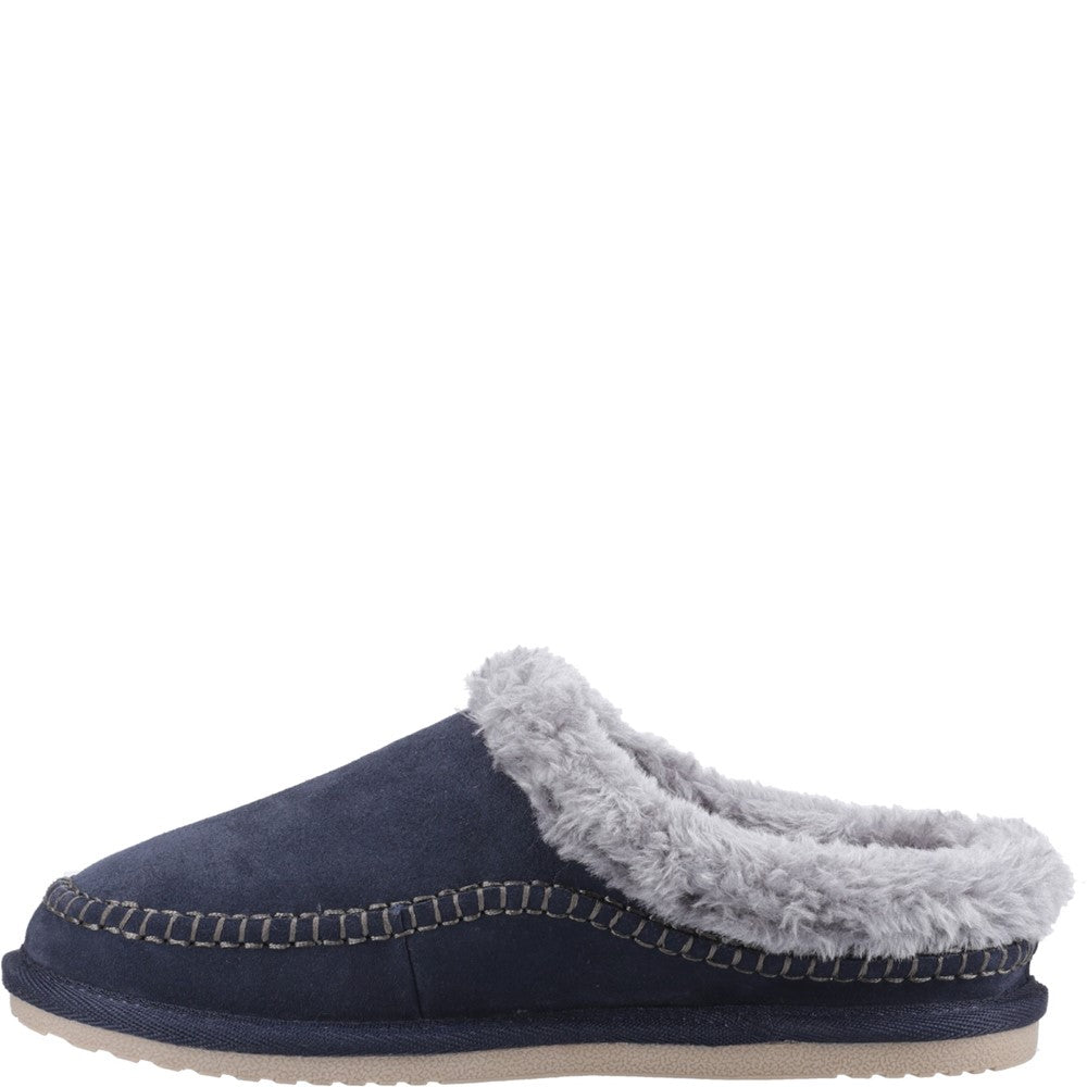 Classic Mens Slippers Navy Hush Puppies Atticus Slipper
