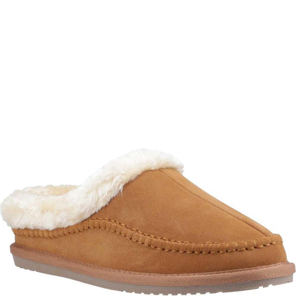Classic Mens Slippers Tan Hush Puppies Atticus Slipper