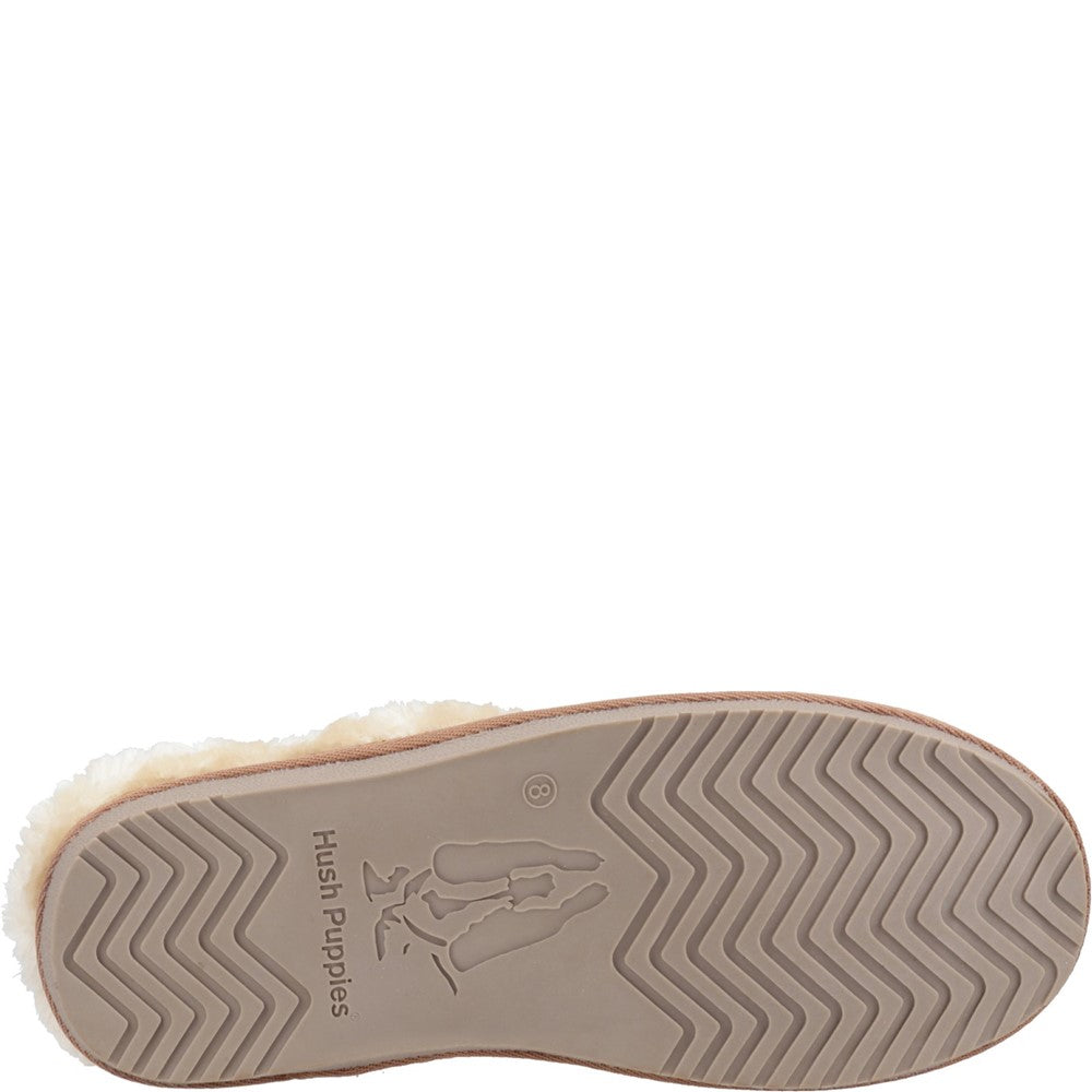Classic Mens Slippers Tan Hush Puppies Atticus Slipper