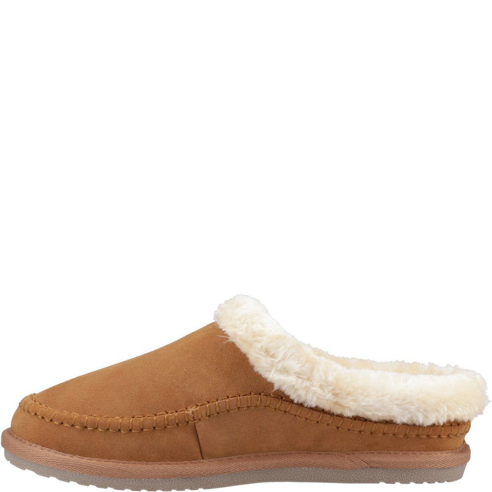 Classic Mens Slippers Tan Hush Puppies Atticus Slipper