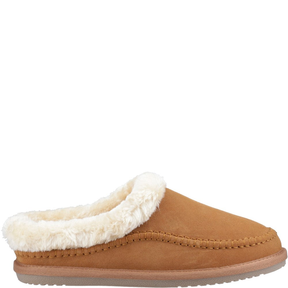 Classic Mens Slippers Tan Hush Puppies Atticus Slipper