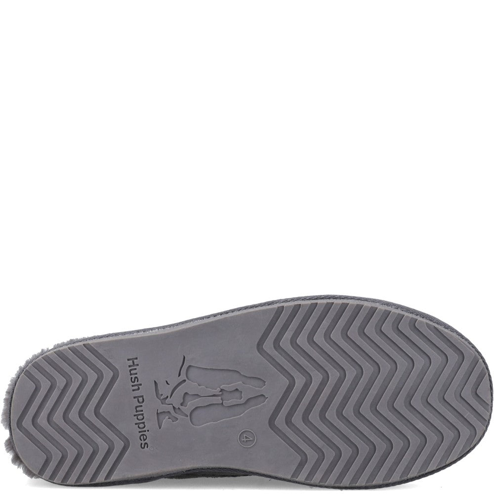 Classic Ladies Slippers Grey Hush Puppies Anika Slipper