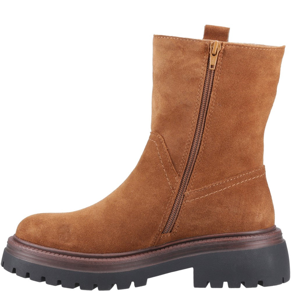 Ladies Ankle Boots Tan Hush Puppies Rebecca Boot