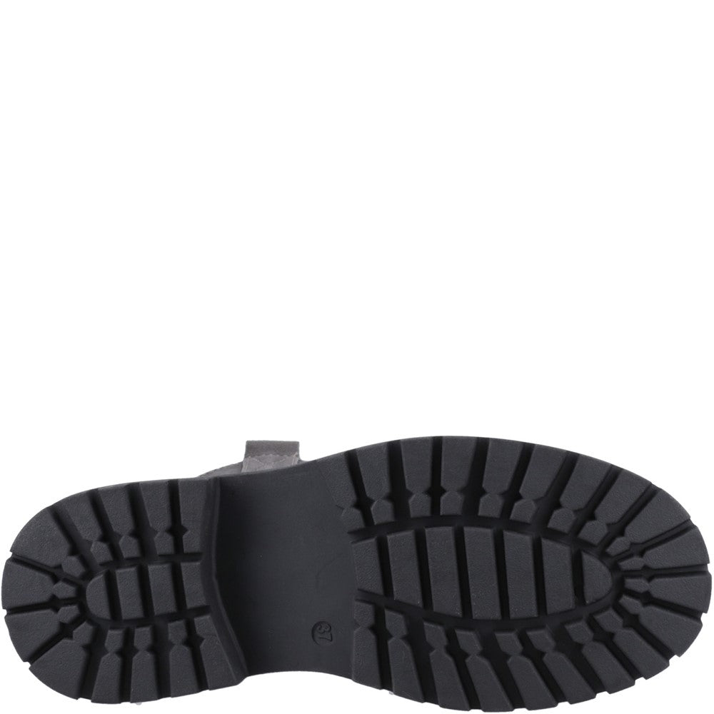 Ladies Ankle Boots Charcoal Hush Puppies Rebecca Boot