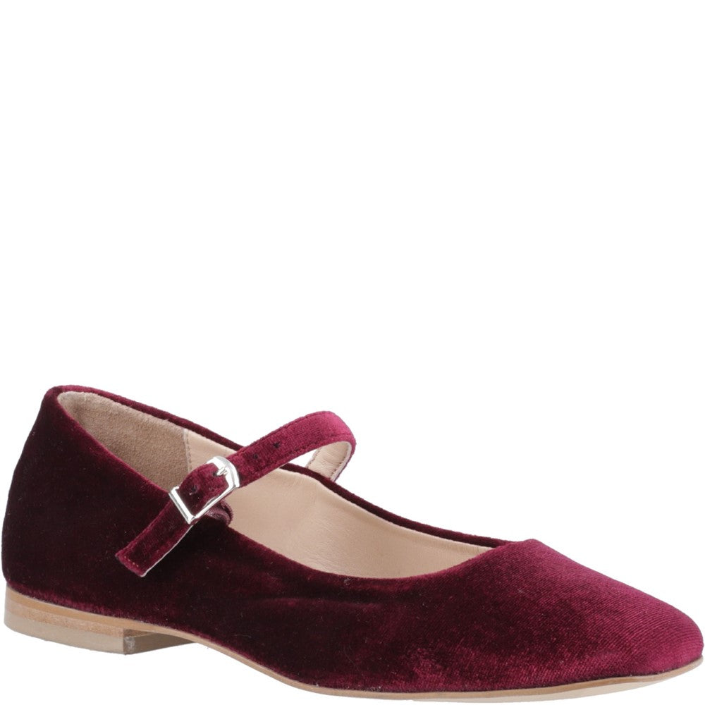 Ballerinas Bordeaux Hush Puppies Pasha Velvet Ballerina