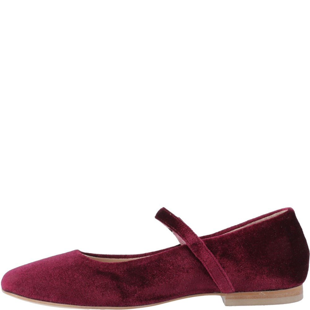 Ballerinas Bordeaux Hush Puppies Pasha Velvet Ballerina