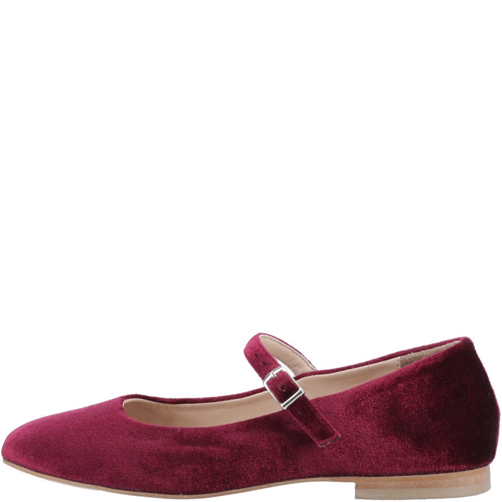 Ballerinas Bordeaux Hush Puppies Pasha Velvet Ballerina