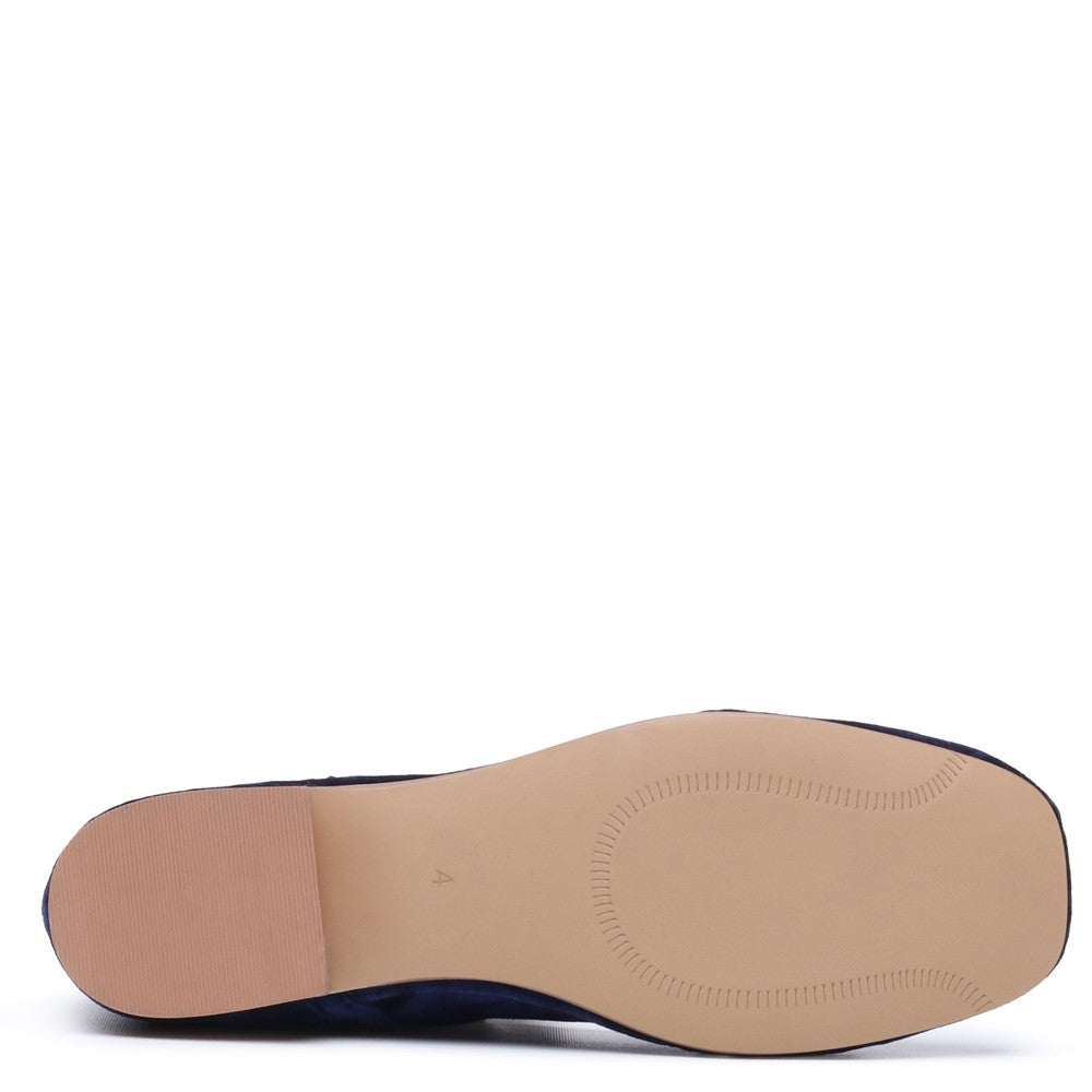 Ballerinas Navy Hush Puppies Pasha Velvet Ballerina
