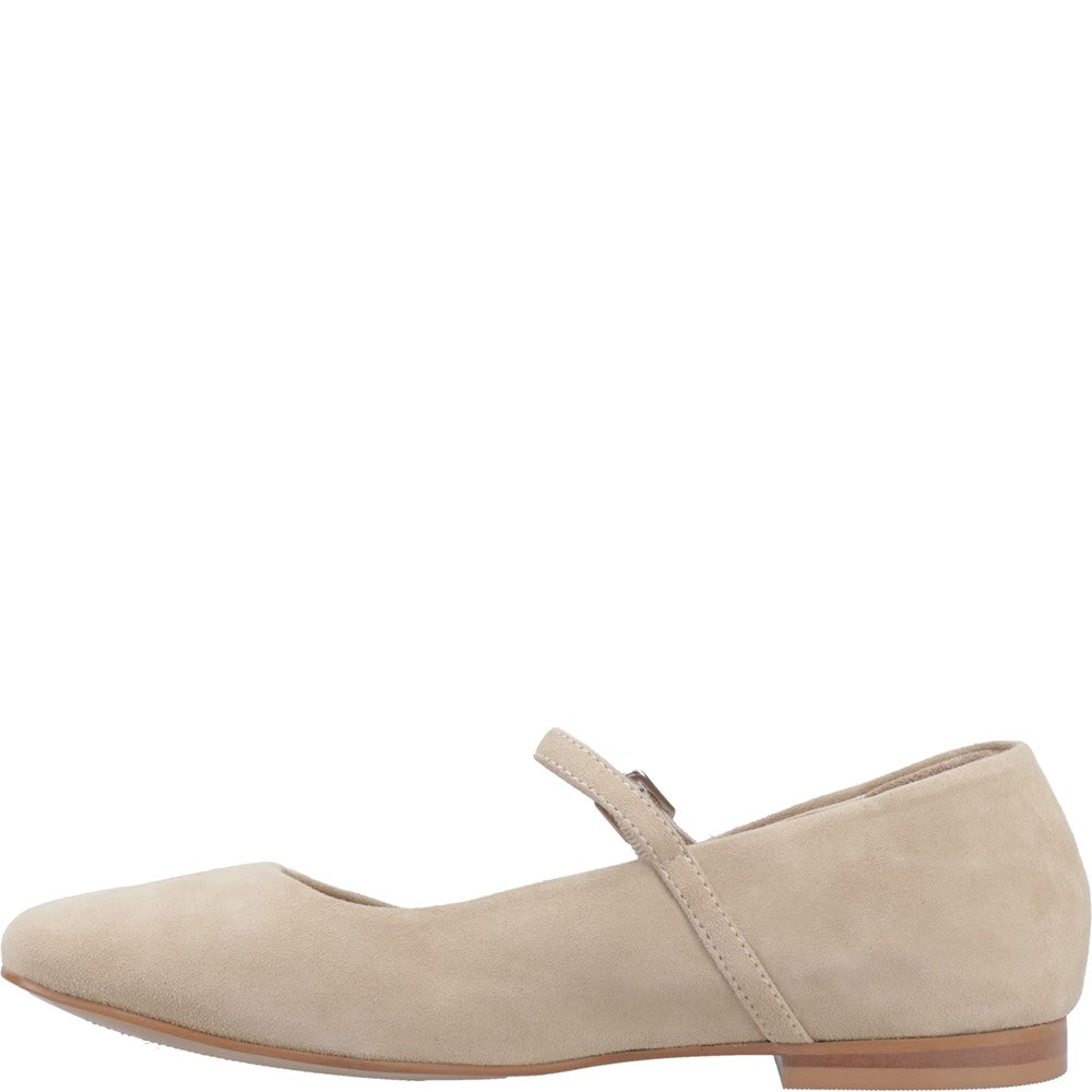 Ballerinas Taupe Hush Puppies Pasha Suede Ballerina