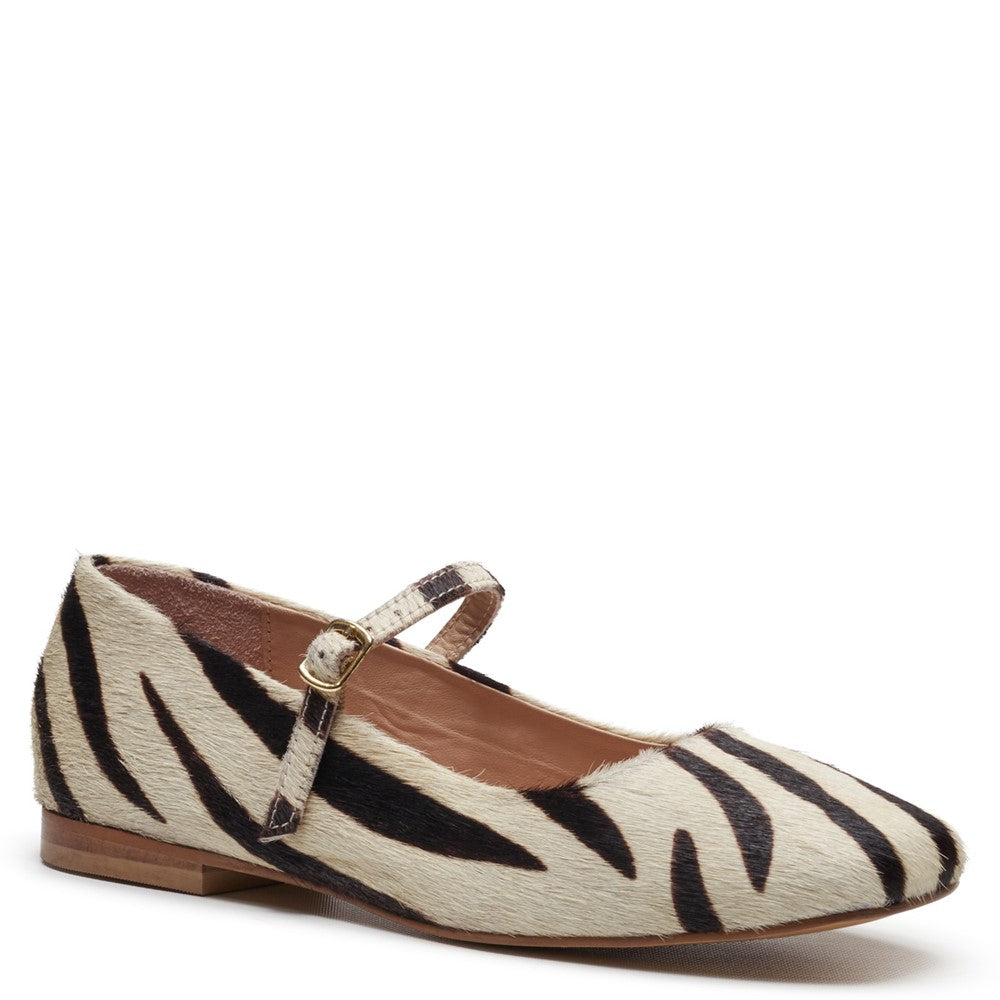 Ballerinas Zebra Hush Puppies Pasha Leather Ballerina