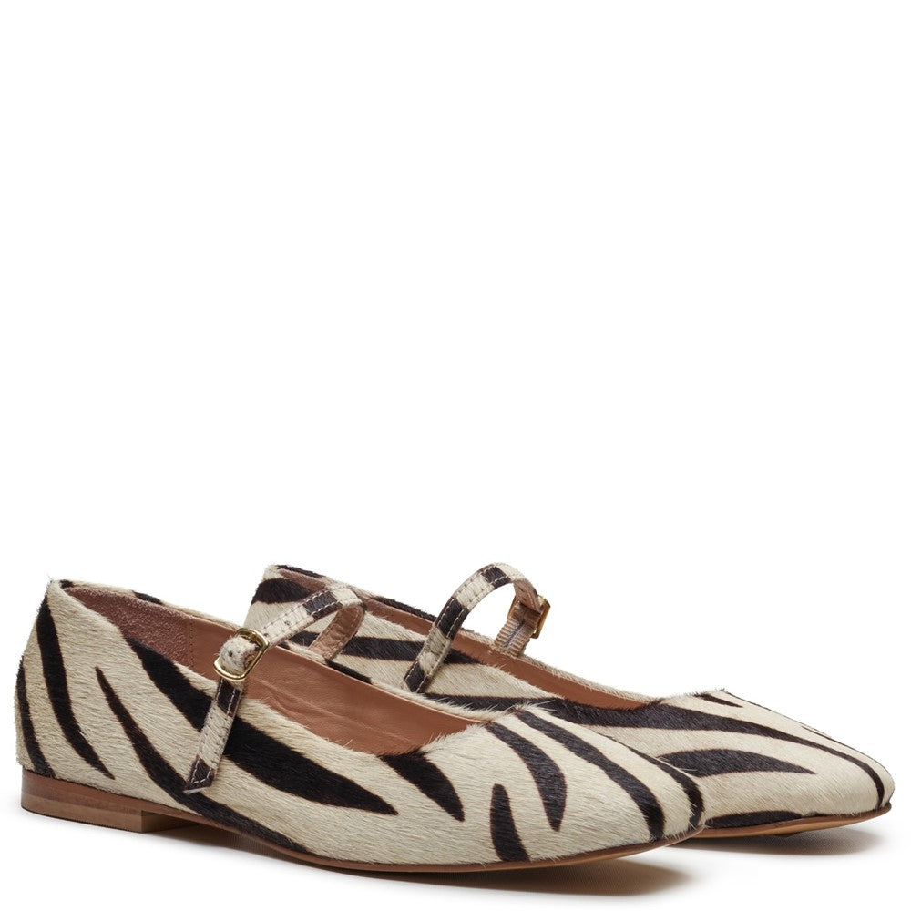Ballerinas Zebra Hush Puppies Pasha Leather Ballerina