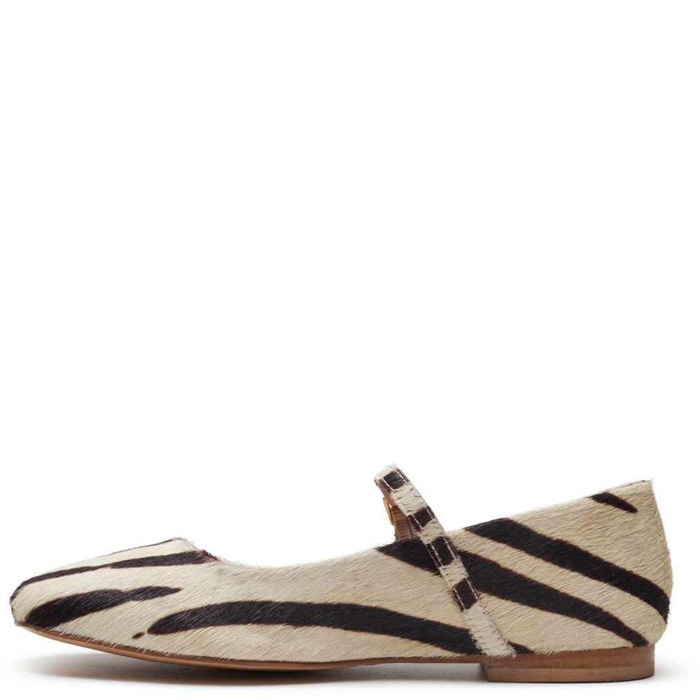 Ballerinas Zebra Hush Puppies Pasha Leather Ballerina