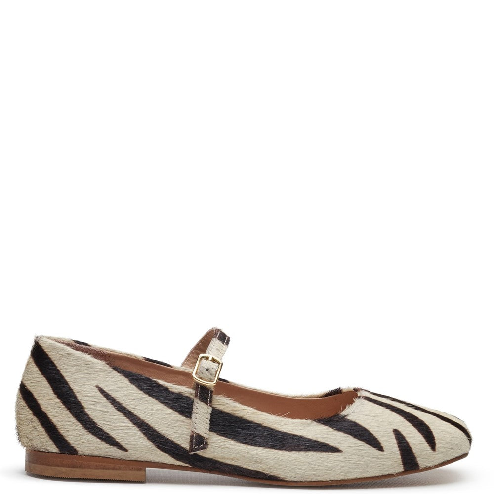 Ballerinas Zebra Hush Puppies Pasha Leather Ballerina
