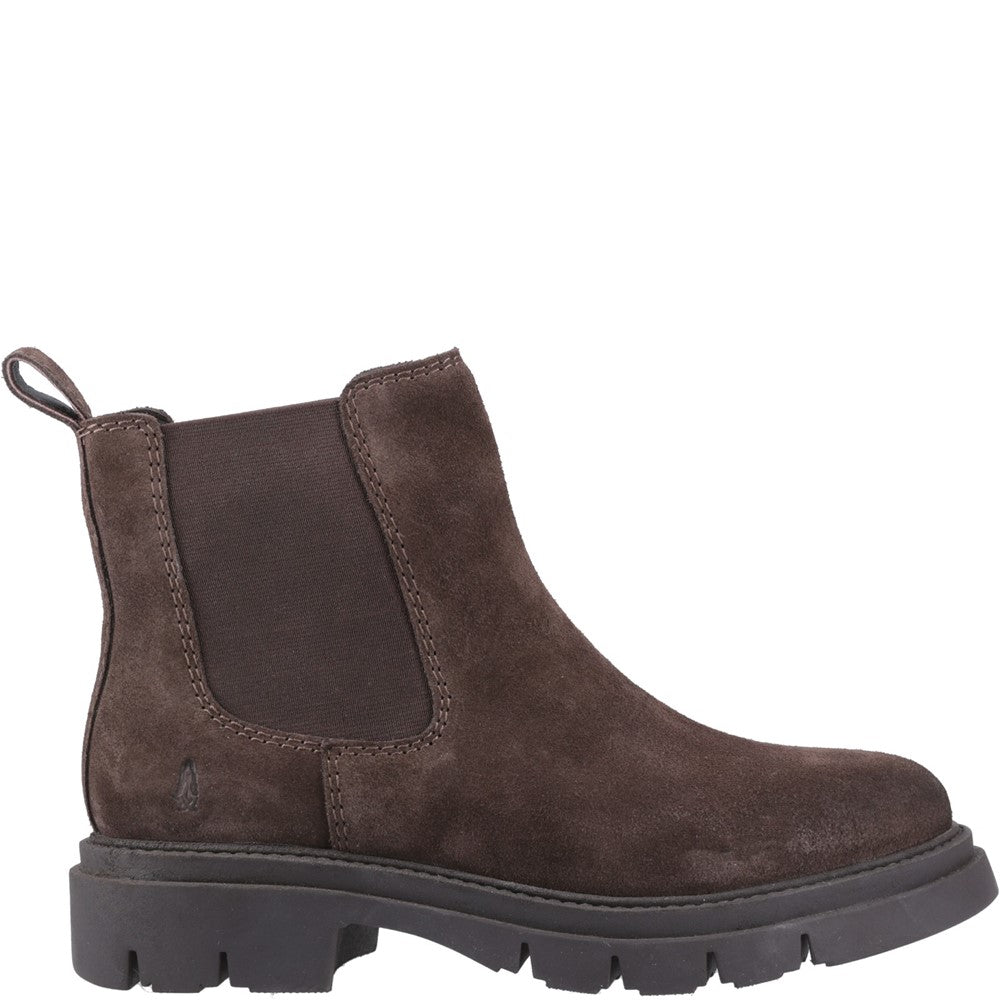 Ladies Ankle Boots Brown Hush Puppies Raya 2 Chelsea Boot