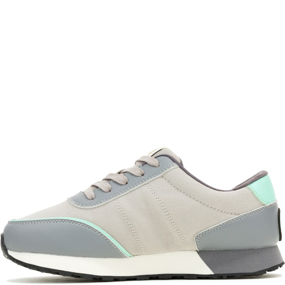 Ladies Sports Grey Hush Puppies Seventy8 Smiley Trainer