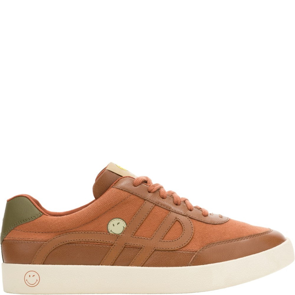Mens Sports Tan Hush Puppies Charlie Smiley Trainer